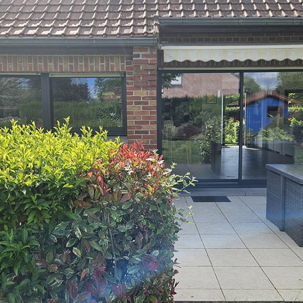Baie coulissante gamme Clarys aluminium