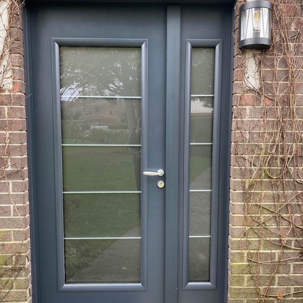 Porte d’entrée BELM en acier à Brillon